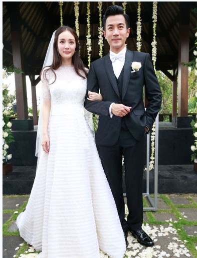 杨幂刘恺威婚纱照